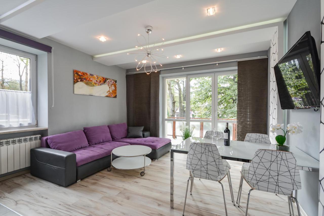 Apartament Rodzinny Hrabiego - Sauna, Centrum Zakopanego Ul Zamoyskiego, Balkon, 2 Sypialnie, Parking, Gorne Krupowki Buitenkant foto